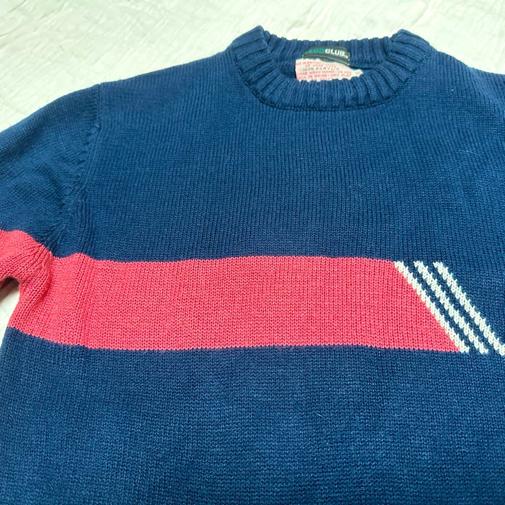 IZOD CLUB vintage graphic sweater
